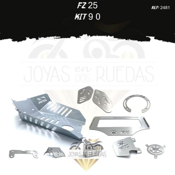 FZ 25 kit protector bomba trasera acutrax p
