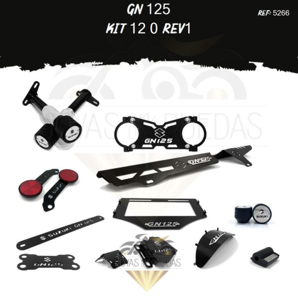 GN 125 kit acutrax p mordaza protector exosto t0