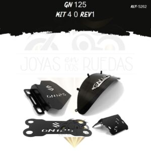 GN 125 kit protector exosto t0 mordaza acutrax p
