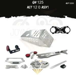 GN 125 kit pechera quilla barra estabilizadora