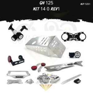 GN 125 kit lujo palanca cambios Spools Sliders eje