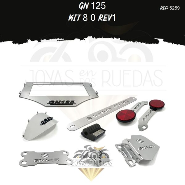 GN 125 kit mordaza acutrax p protector exosto t0
