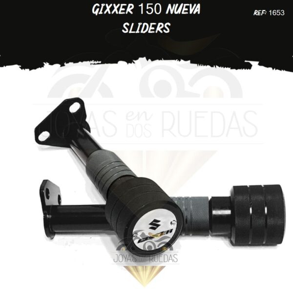 accesorio Gixxer 150 nueva sliders