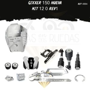 Gixxer 150 nueva kit Cupula TR3 lamina lateral