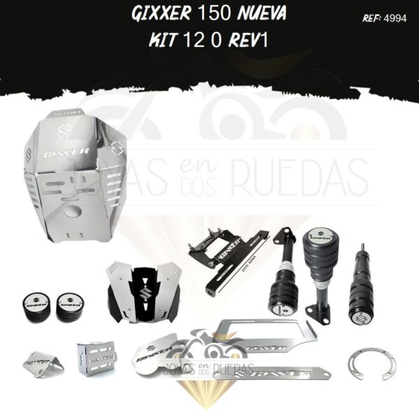 Gixxer 150 nueva kit Cupula TR3 lamina lateral