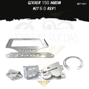 Gixxer 150 nueva kit lamina lateral lujo tapa tanque