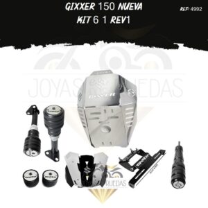 Gixxer 150 nueva kit Cupula TR3 Sliders premium