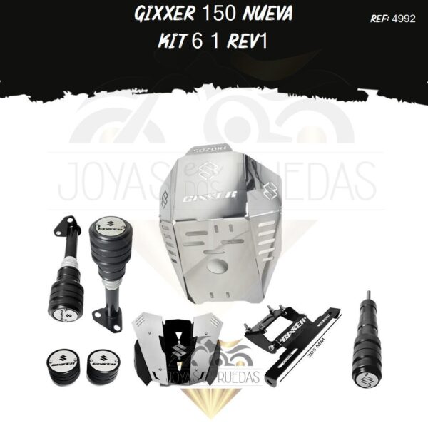 Gixxer 150 nueva kit Cupula TR3 Sliders premium