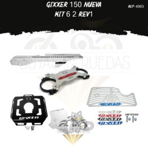 Gixxer 150 nueva kit protector piñon barra estabilizadora