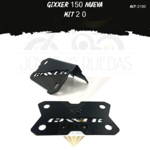 Gixxer 150 nueva kit acutrax T porta placa