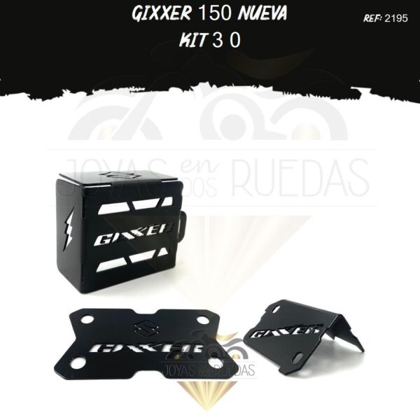 Gixxer 150 nueva kit protector bomba delantera