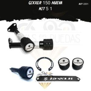 Gixxer 150 nueva kit Spools Sliders eje slider exosto