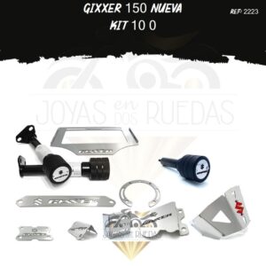 Gixxer 150 nueva kit lamina lateral lujo cupula g