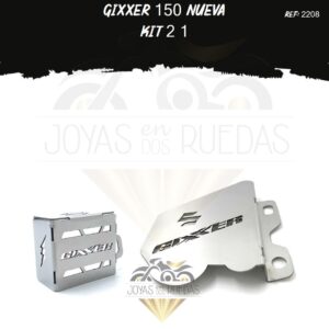 Gixxer 150 nueva kit protector bomba trasera mordaza