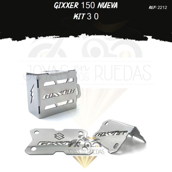 Gixxer 150 nueva kit acutrax T protector bomba trasera