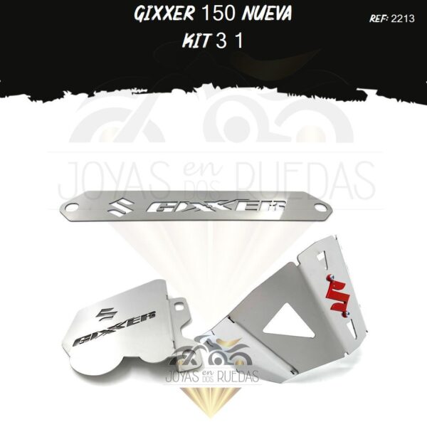 Gixxer 150 nueva kit lujo cupula g lamina lateral