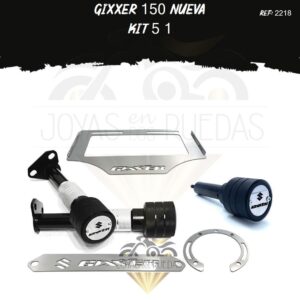 Gixxer 150 nueva kit lamina lateral lujo tapa tanque