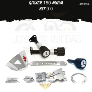 Gixxer 150 nueva kit lamina lateral sliders