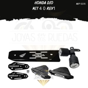 honda Dio kit slider t0 protector exosto 5t 3D