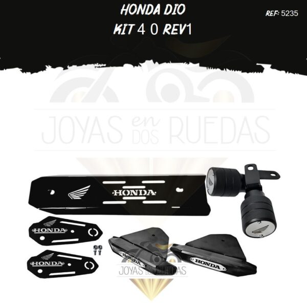 honda Dio kit slider t0 protector exosto 5t 3D