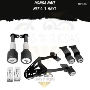 Honda Navi kit sliders trasero logo barras sliders