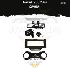 Apache 200 y RTR kit mordaza protector radiador
