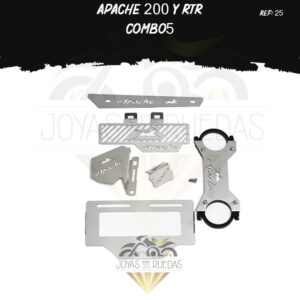 Apache 200 y RTR kit barra estabilizadora lamina lateral