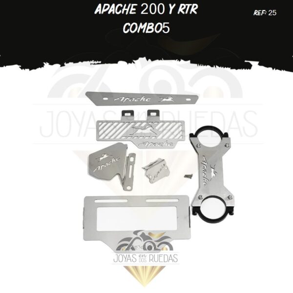 Apache 200 y RTR kit barra estabilizadora lamina lateral