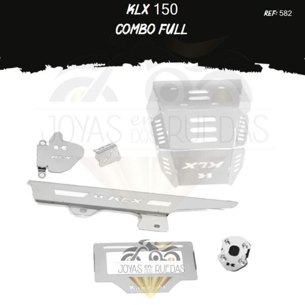 KLX 150 kit protector bomba delantera mordaza