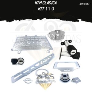 KTM clasica kit sliders guarda cadena logo ktm