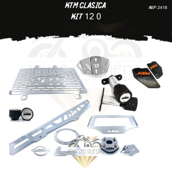 KTM clasica kit lujo tapa tanque protector radiador