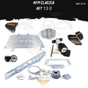 KTM clasica kit protector radiador lujo tapa tanque