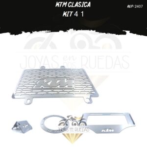 KTM clasica kit protector radiador lujo tapa tanque