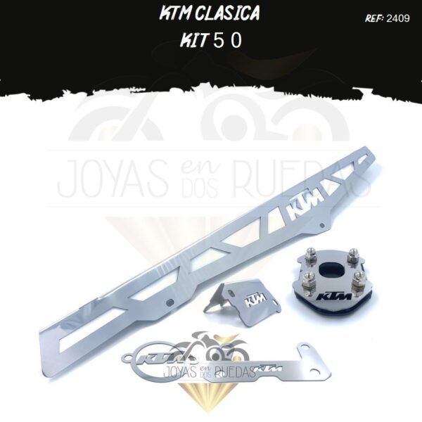 KTM clasica kit guarda cadena logo ktm lujo pata gato