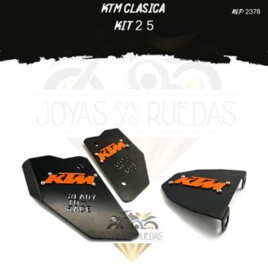 KTM clasica kit mordaza 3D p radiador lateral
