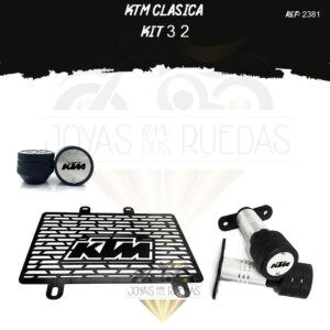 KTM clasica kit protector radiador sliders