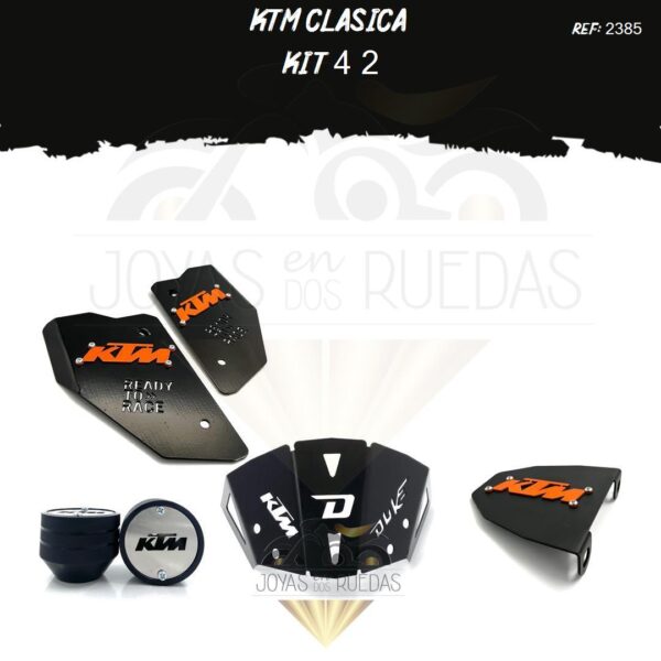 KTM clasica kit mordaza 3D p radiador lateral