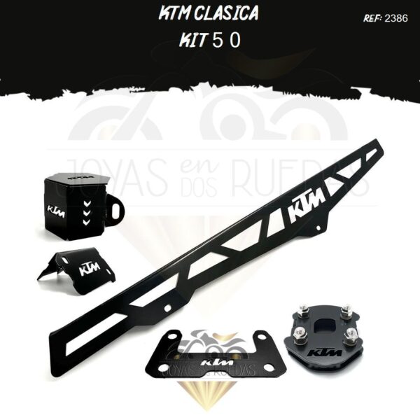 KTM clasica kit protector bomba delantera