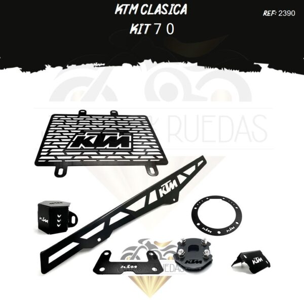 KTM clasica kit lujo tapa tanque acutrax grande