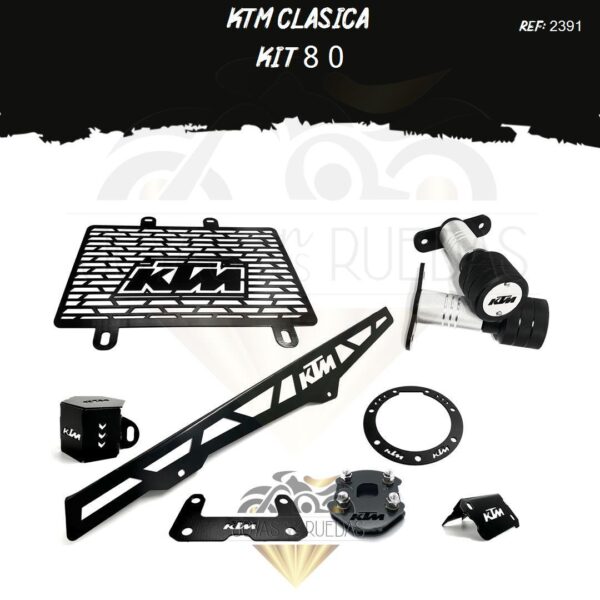 KTM clasica kit lujo tapa tanque acutrax grande
