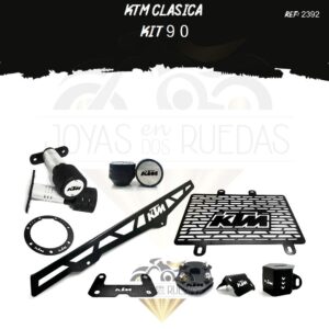 KTM clasica kit protector radiador lujo tapa tanque