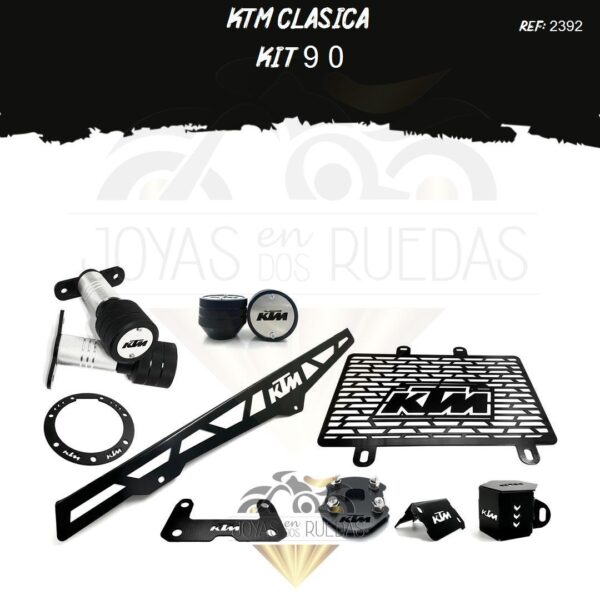 KTM clasica kit protector radiador lujo tapa tanque