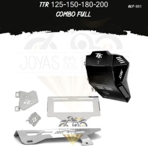 TTR 125-150-180-200 kit guarda cadena mordaza