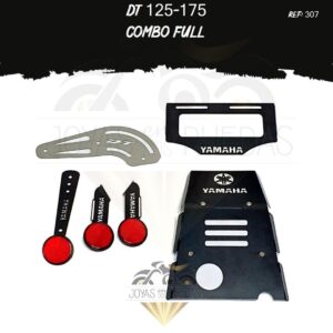 DT 125-175 kit porta placa protector exosto 5t tragaluz