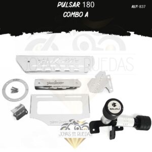 Pulsar 180 kit mordaza protector exosto