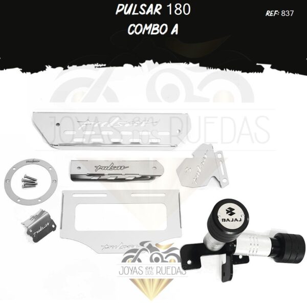 Pulsar 180 kit mordaza protector exosto