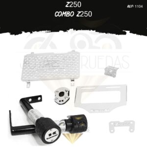 Z250 kit protector radiador acutrax p lujo pata gato