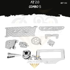 FZ 2.0 kit lamina lateral mofle fz 2,0 lujo pata gato