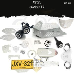 FZ 25 kit pechera quilla tapa salida exosto