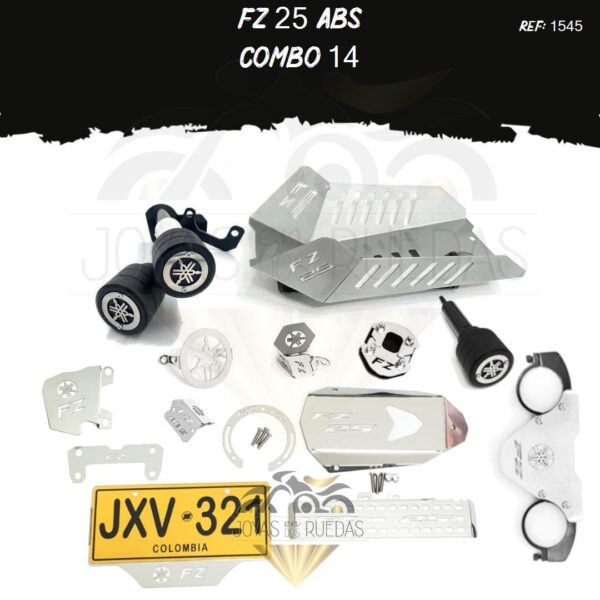 FZ 25 ABS kit mordaza protector exosto 4t acutrax p